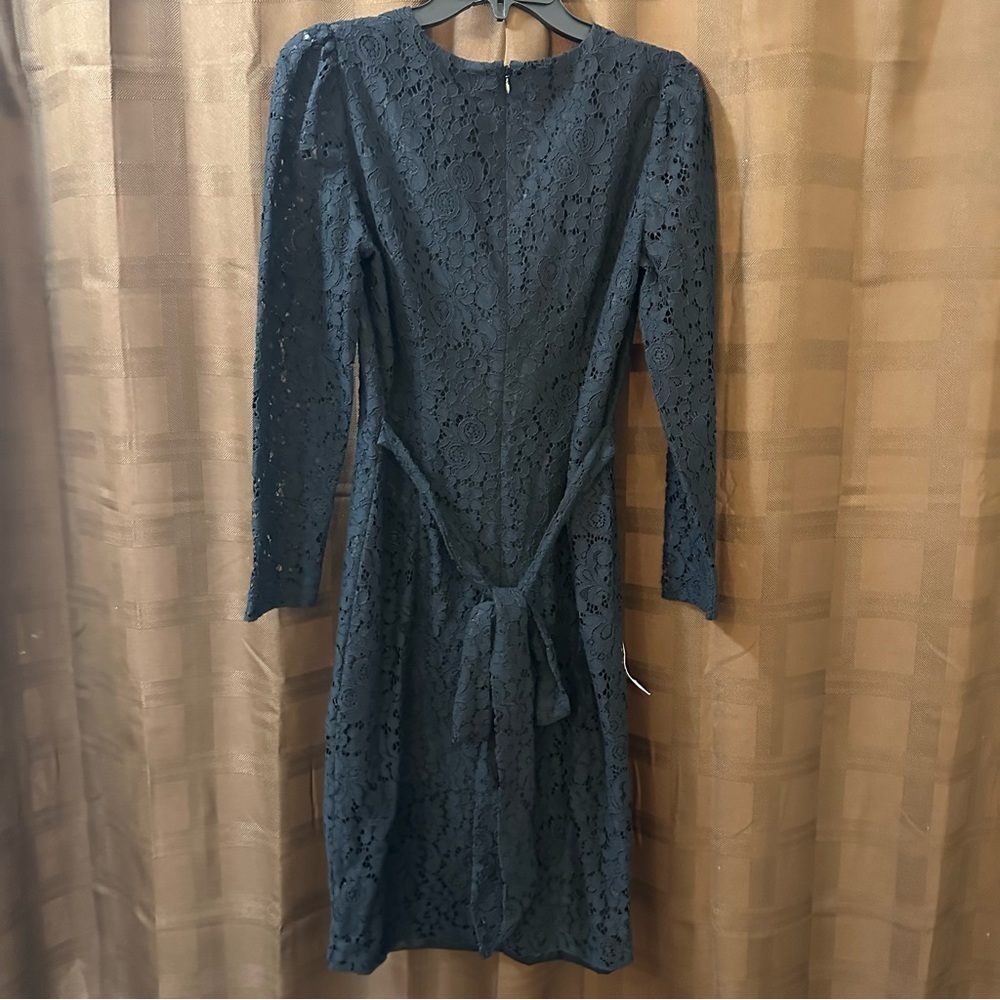 NWT Romee Bardot Lace Wrap Assymetrical Mini Dress size 6 - Picture 6 of 9
